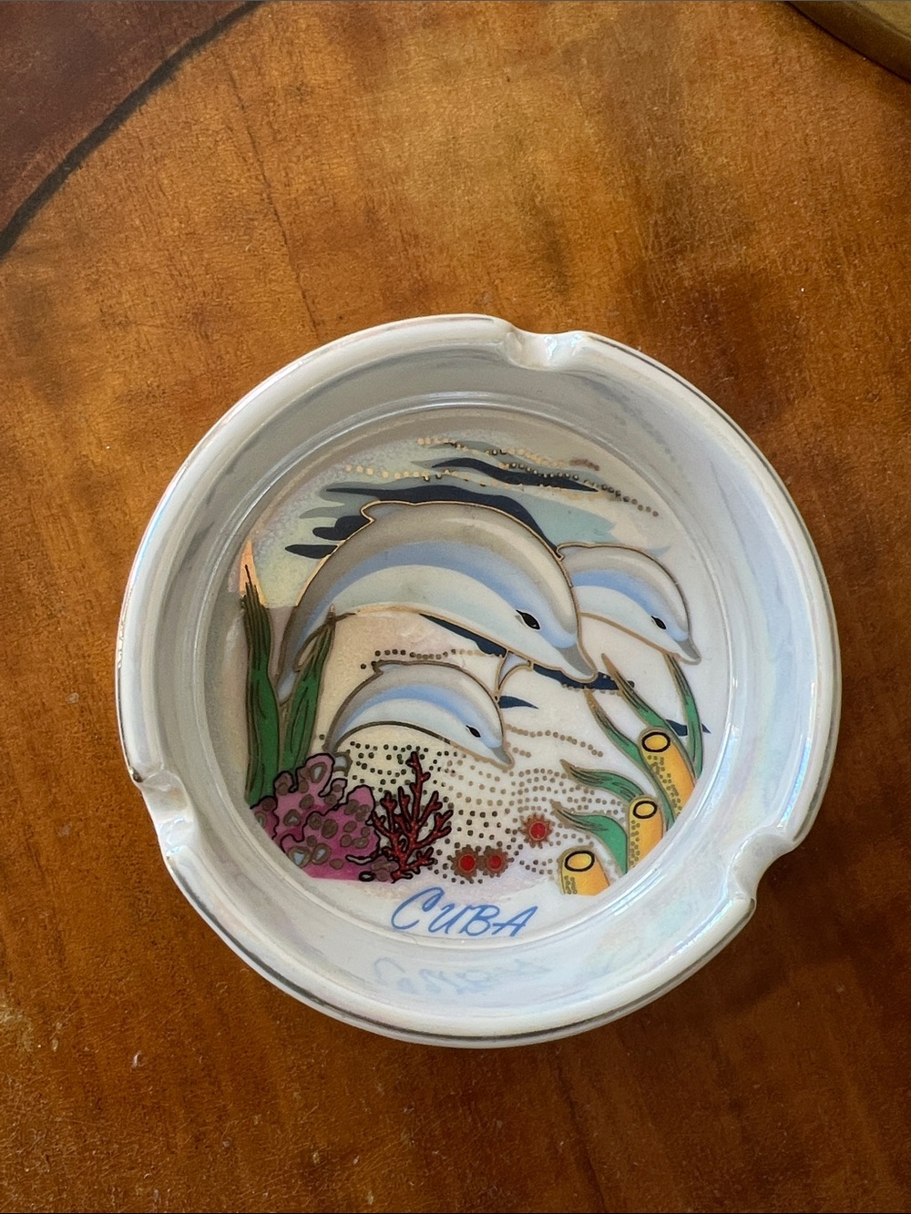 Vintage Ceramic Cuba Souvenir Ashtray - Home Decor - Picture 3 of 4
